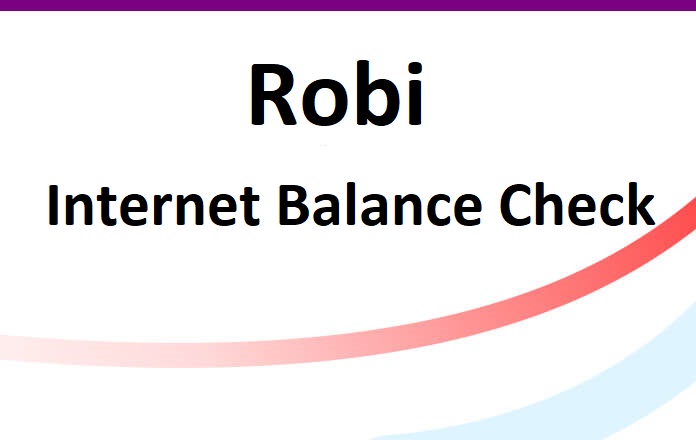 Robi Internet Balance Check