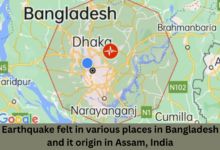 Earthquake felt in various places in Bangladesh and it origin in Assam, India